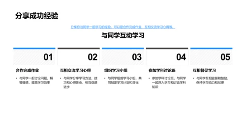 高二学习习惯改善指导PPT模板