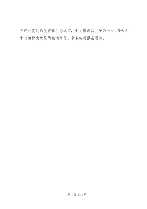 县长在推进新城市化工作及创建省级卫生县城大会上的讲话 (3).docx