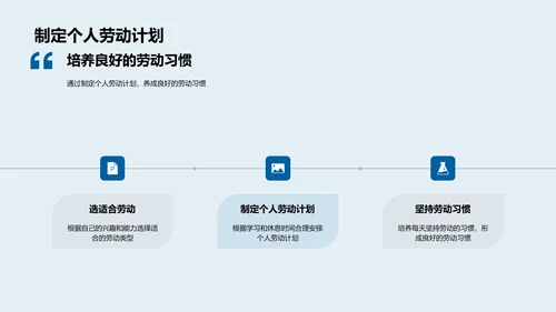 健康劳动五年级讲座PPT模板