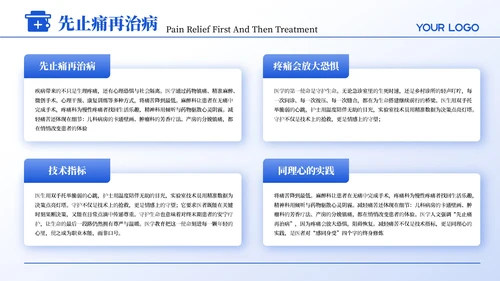 蓝色商务风医疗临床实验报告PPT模板