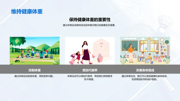 体育运动提升生活质量PPT模板