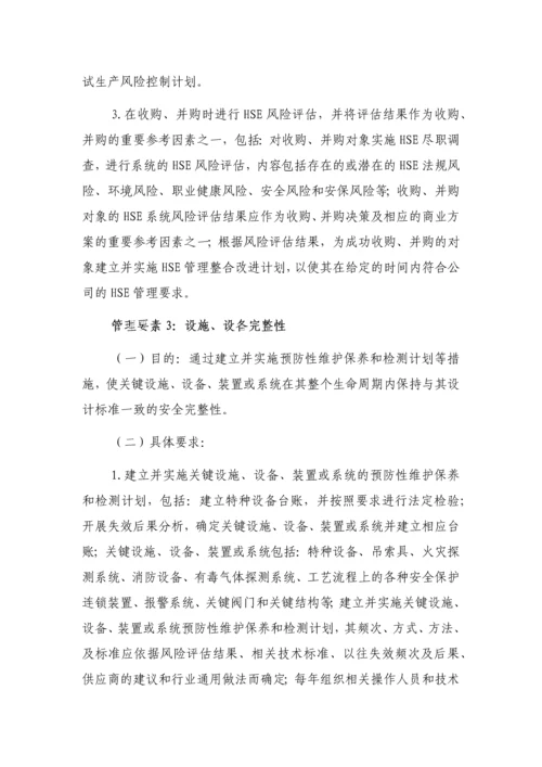 化工公司集团HSE管理体系.docx