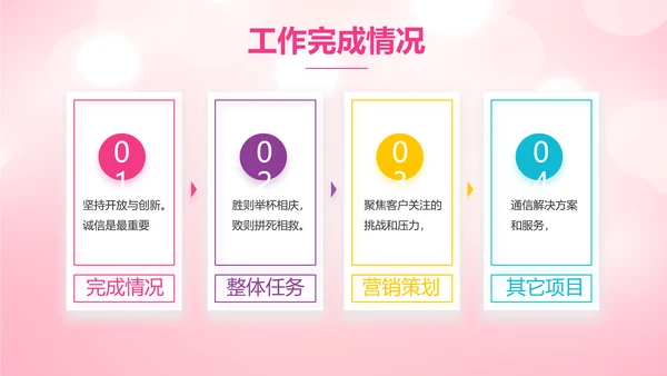 粉色卡通公司10周年庆ppt活动策划方案