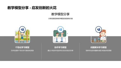 述职报告-教学创新PPT模板