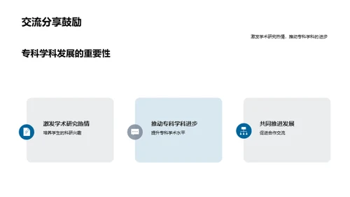 专科学术探索