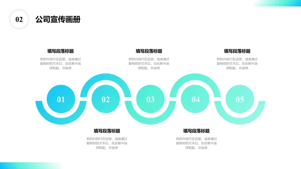 企业文化公司宣传画册通用PPT模板