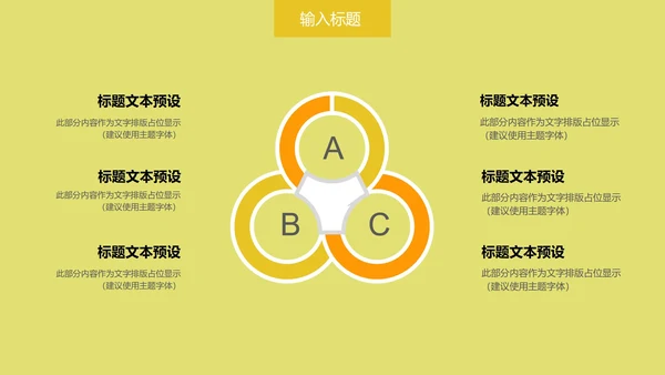 中黄色教育PPT模板