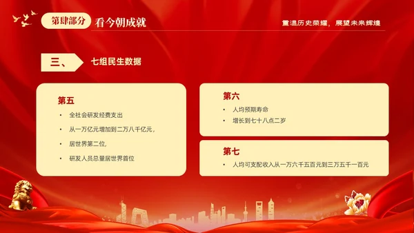 红色大气热烈庆祝新中国成立国庆节74周年