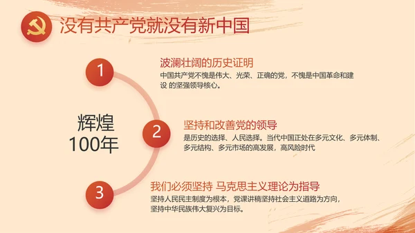 光辉历程党史学习党史专题讲座PPT