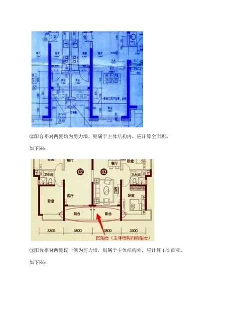 新版建筑面积计算规范解读：阳台建筑面积计算