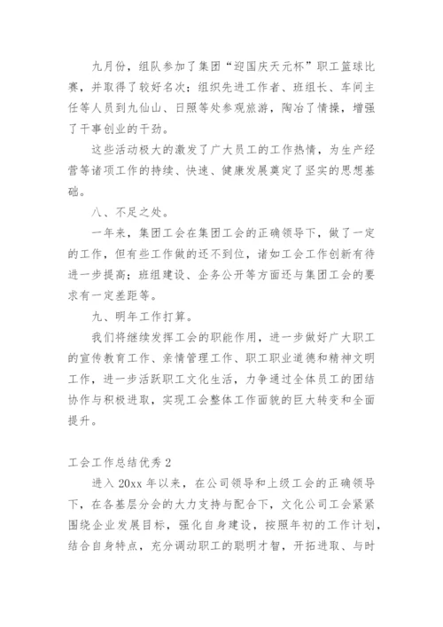 工会工作总结优秀.docx