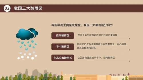 咖啡色棕色大气污染环境保护环保宣传PPT世界环境日