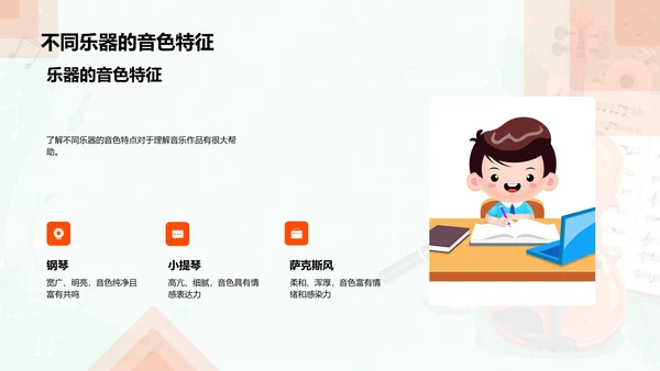 音色在音乐中的作用PPT模板