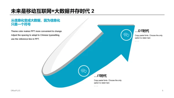 多色插画风互联网+大数据主题毕业答辩PPT素材下载