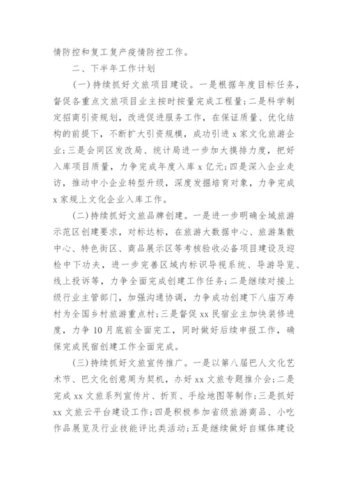 县文旅局工作总结及工作计划6篇.docx