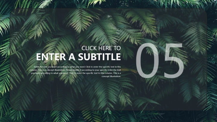 绿色简约清新商业计划书PPT模板