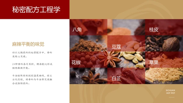 红色餐饮中国美食四川火锅文化PPT模板