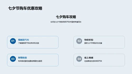 七夕购车指南