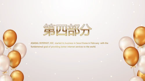 金色气球公司生日会活动策划方案PPT