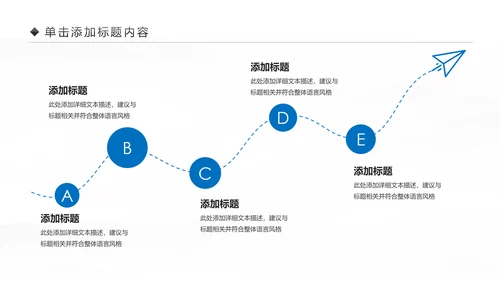 大气蓝色商务企业合作团队精神PPT模板