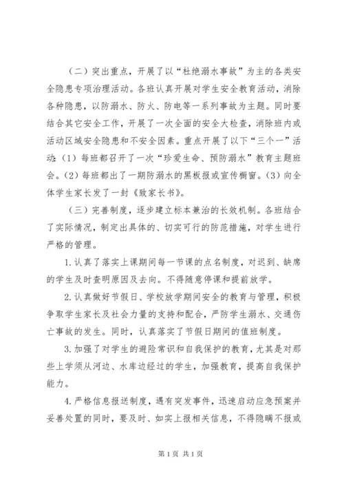 小学防溺水安全工作总结.docx