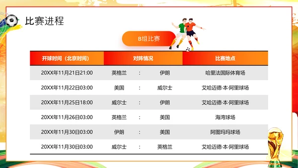 决战足球世界杯PPT模板