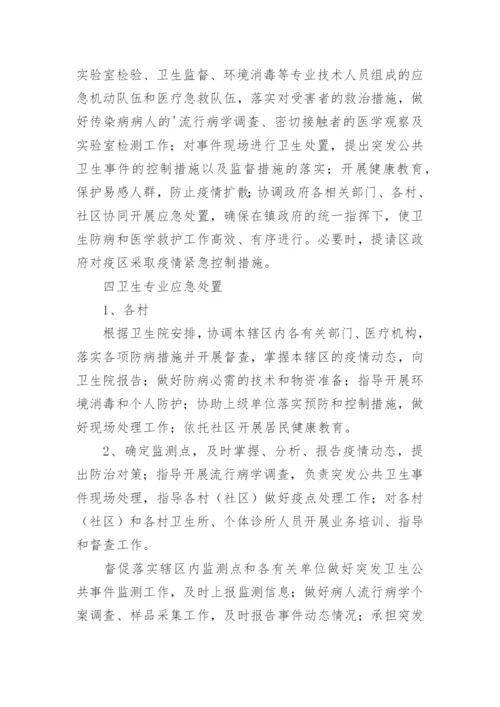 乡镇突发公共卫生事件应急预案.docx