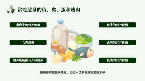 简约营养师培训实拍果蔬中国居民膳食指南PPT模板全民营养周