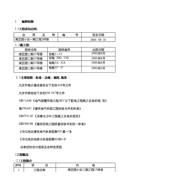 机电工程施工方案