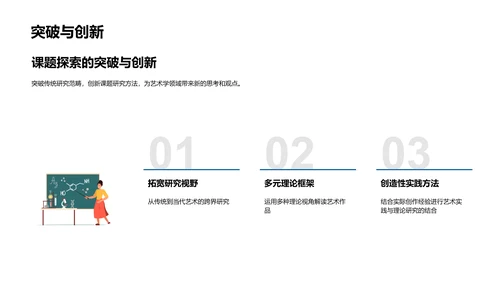 本科艺术学答辩报告PPT模板