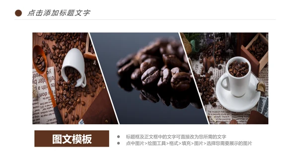 西餐厅咖啡产品介绍下午茶咖啡厅PPT模板