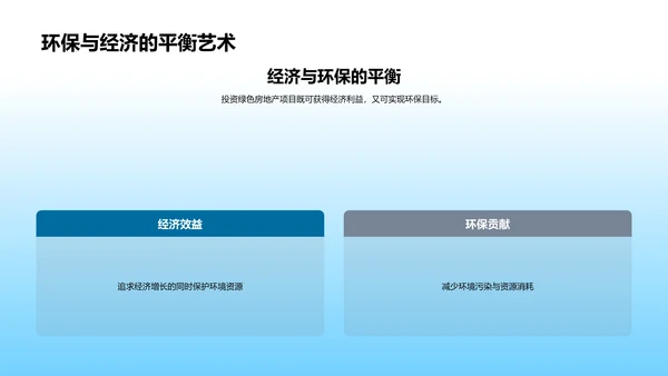 绿建投资战略报告PPT模板