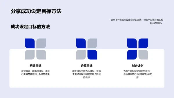 新学期学习规划PPT模板