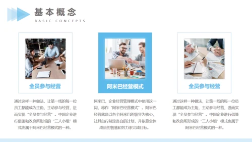 蓝色商务风公司管理方案汇报通用PPT模版