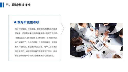 蓝色简约商务企业团队管理经验分享课件PPT