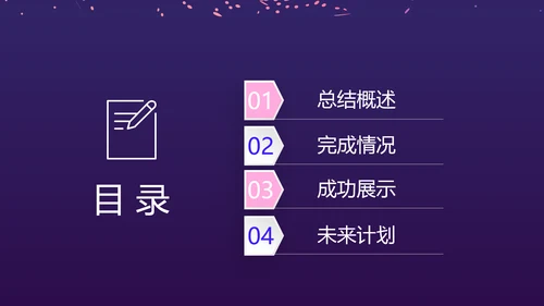 时尚微立体发布会工作总结商务通用PPT动态模板