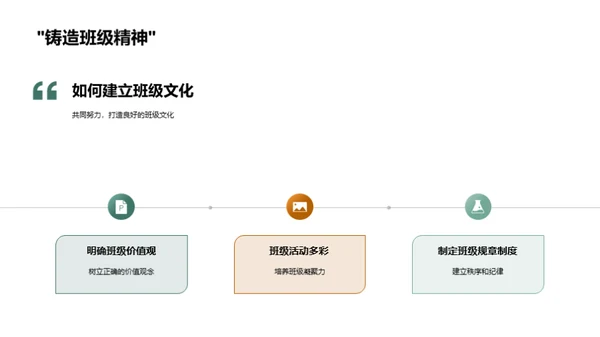 塑造优秀班级文化