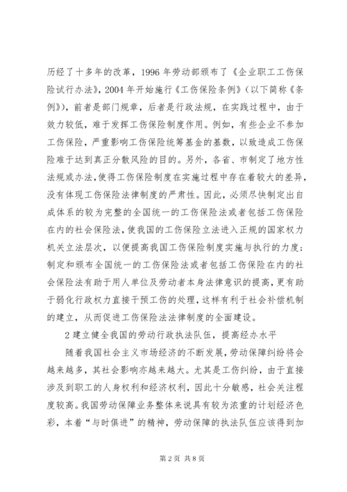 工伤保险制度对策的思索.docx