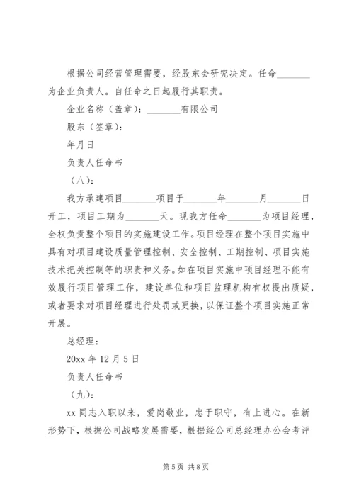 公司负责人任命书.docx