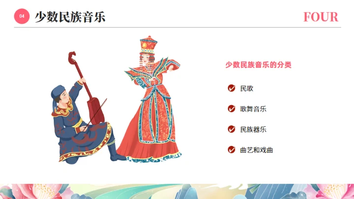 56个民族少数民族介绍通用PPT模板