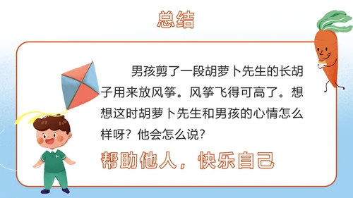 部编版三年级第十三课胡萝卜先生的长胡子PPT模板