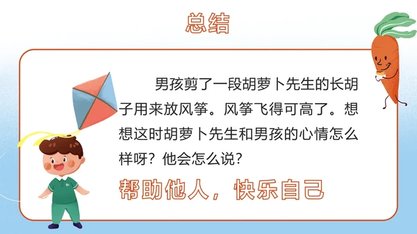 部编版三年级第十三课胡萝卜先生的长胡子PPT模板