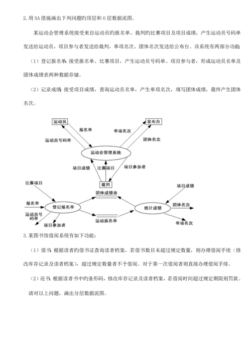 软件工程期末复习应用题.docx