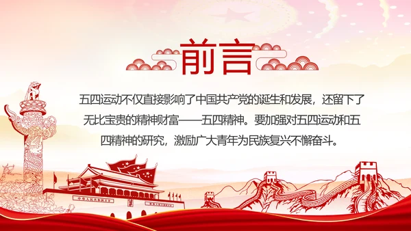 弘扬五四精神做新时代合格团员PPT模板