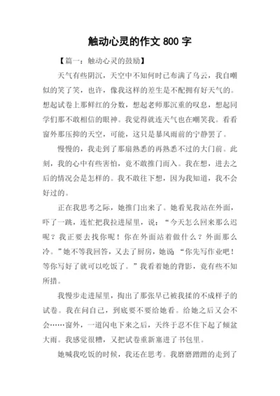 触动心灵的作文800字.docx