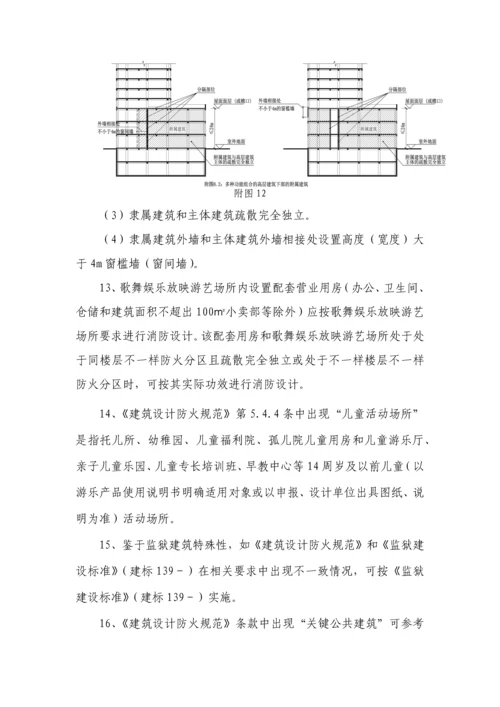 消防技术规范难点问题操作技术指南培训资料模板.docx