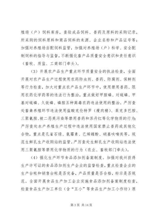 食品整治工作实施方案.docx