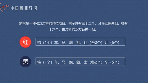 中国象棋走法搏杀介绍动态通用PPT模板