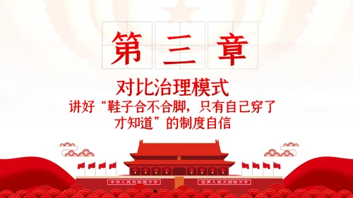 新时代中国青年坚定道路理论制度文化自信PPT党课