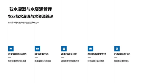 农业应对气候变化